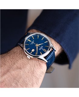 Montre homme festina cadran bleu simili cuir bleu