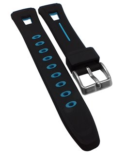 Montre calypso enfant digitale bracelet noir bleu boitier gris