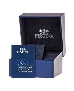 Montre homme festina cadran bleu simili cuir bleu